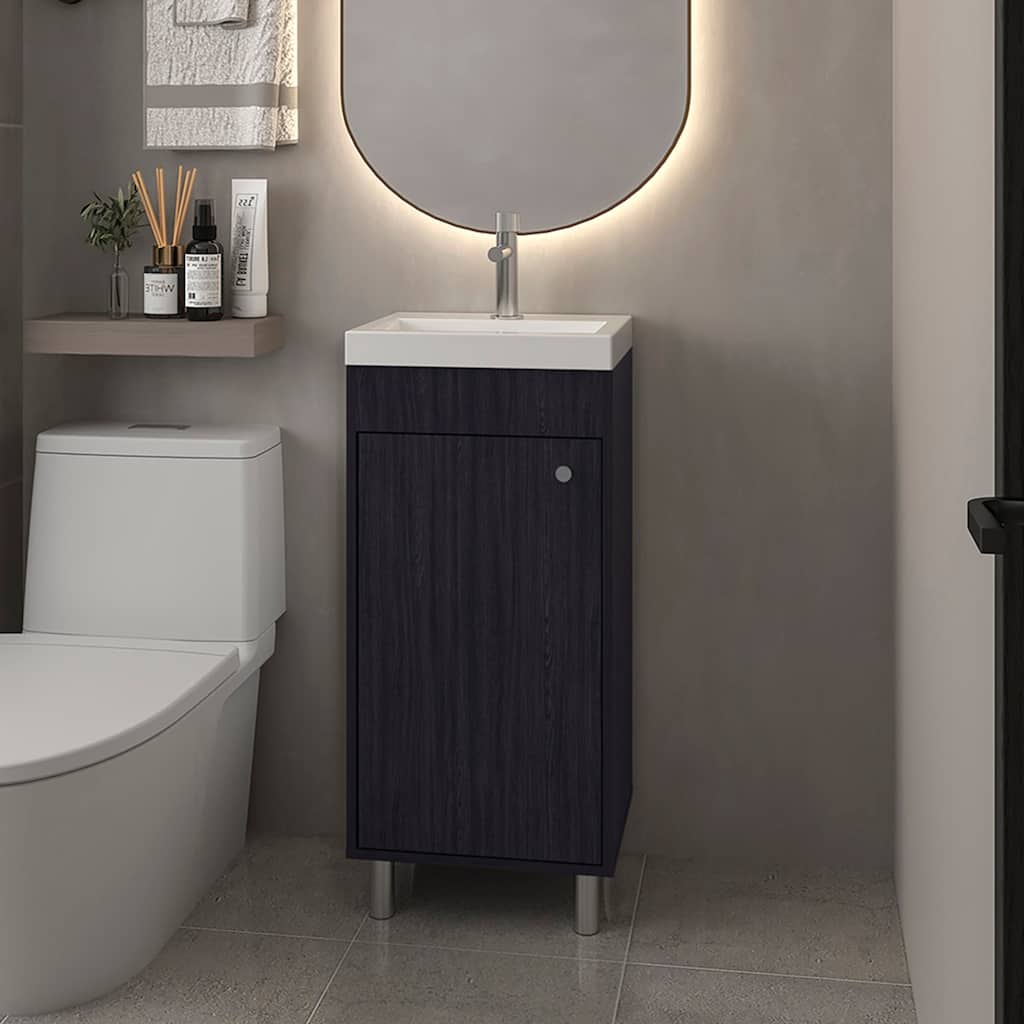 16 " Bathroom Vanity Sink Set with Cabinetry