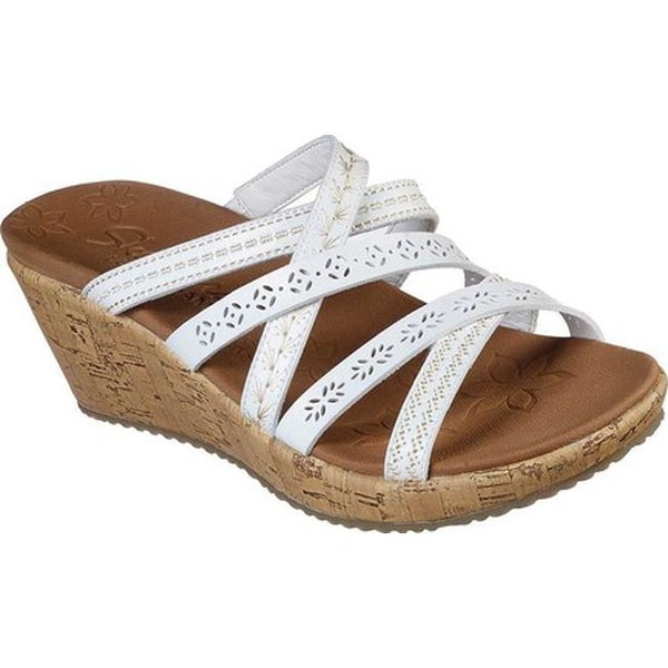 women's slide wedge sandals