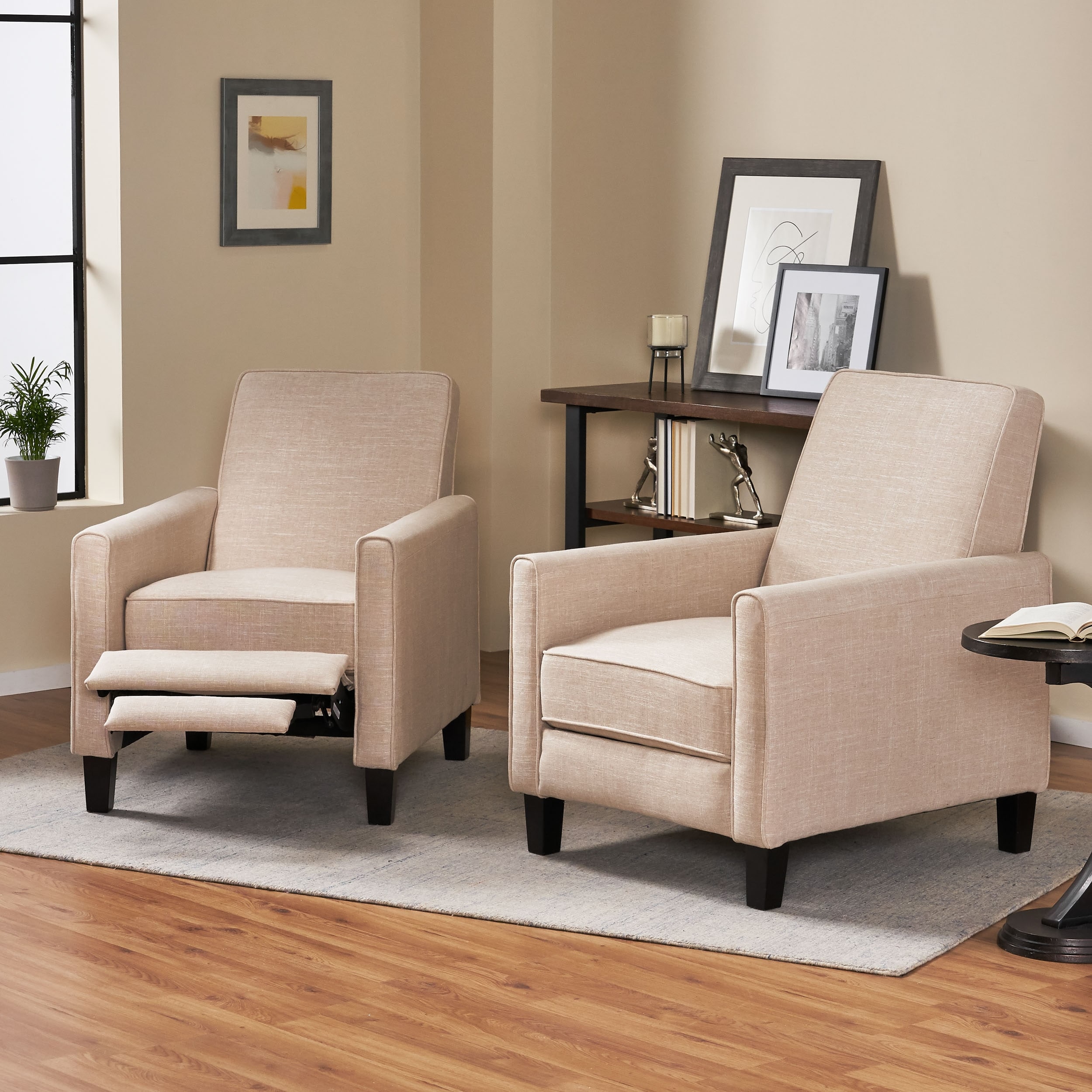 Darvis contemporary hot sale fabric recliner