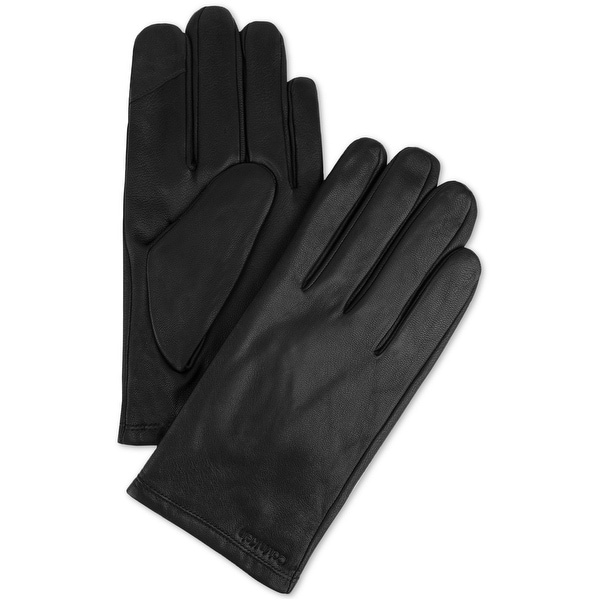 touchscreen leather gloves
