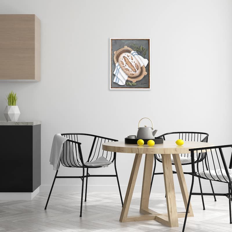 Stupell Bread Baking Basket Framed Giclee Art Design By Sara Baker