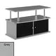 preview thumbnail 17 of 15, Porch & Den Derbigny TV Stand with 2 Storage Cabinets and Shelf