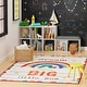 preview thumbnail 3 of 8, Eric Carle Elementary Dream Big Machine Washable Kids Area Rug