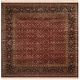 preview thumbnail 2 of 11, SAFAVIEH Hand-knotted Herati Maia Traditional Oriental Wool Rug with Fringe 8' Square - Rust/Navy - Square