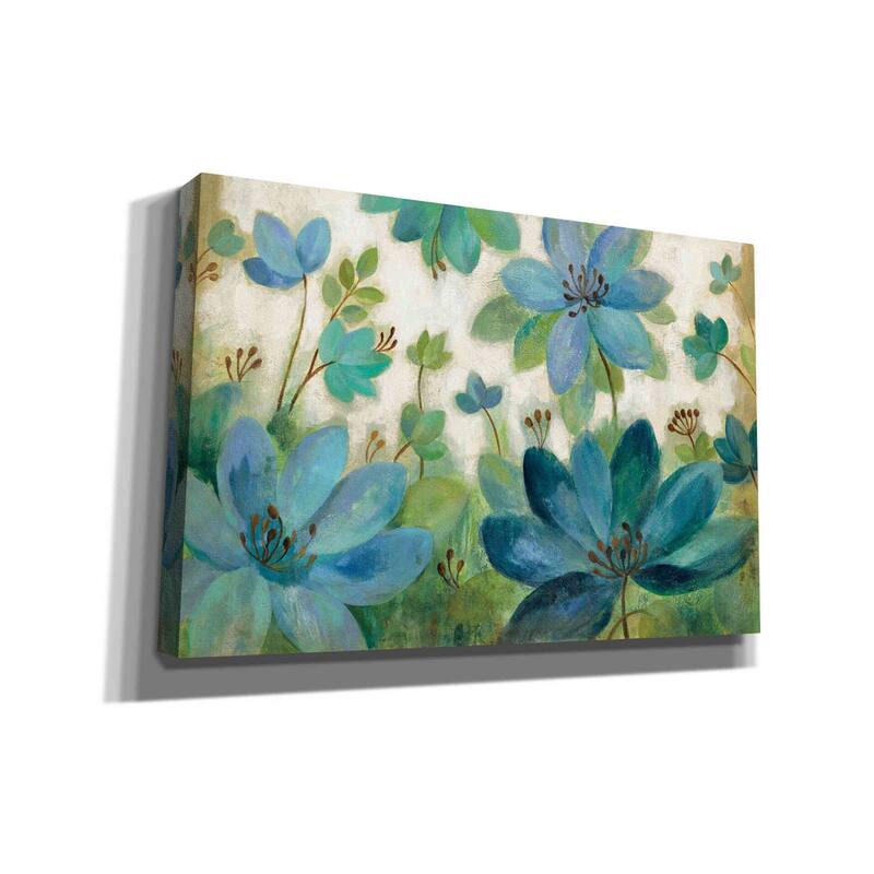Epic Graffiti 'Peacock Bloom' by Silvia Vassileva, Canvas Wall Art