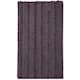Clara Clark Chenille Extra Soft and Absorbent Bath Mat - Non Slip Fast Drying Bath Rug Set - Large 44x26 - Purple