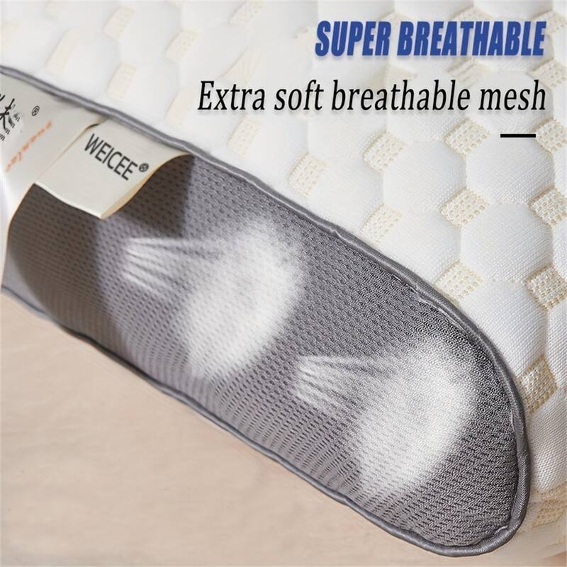 Bed Pillows for Sleeping Set of 2/4/6, Ergonomic Cervical Neck Pillows, Gusseted Pillow for Back, Stomach or Side Sleepers