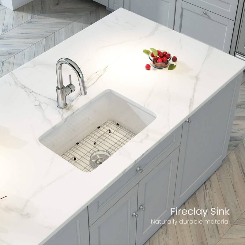 Landis 30″ Fireclay Kitchen Undermount Sink Single Bowl
