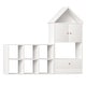 preview thumbnail 17 of 16, MVersatile Kids Bookshelf House Shape Toy Organizer for Bedroom Playroom