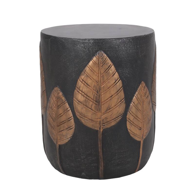 Outdoor LightWeight Concrete Side Table, Copper - 19.84