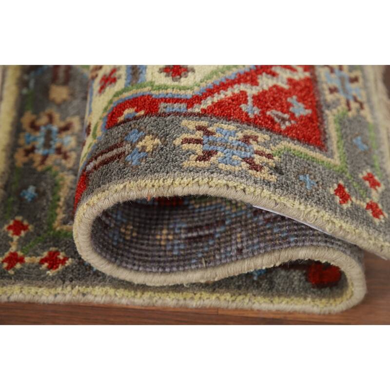 Kazak Indian Accent Rug Handmade Wool Carpet - 2'0" x 3'0"