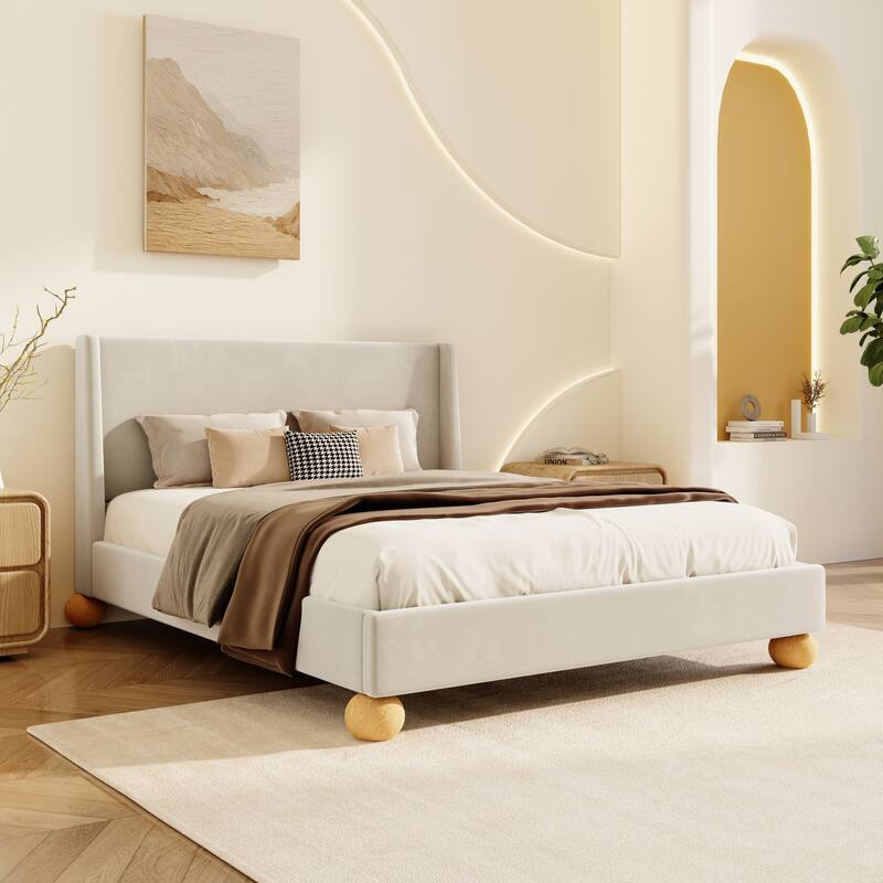 Modern Upholstered Platform Bed