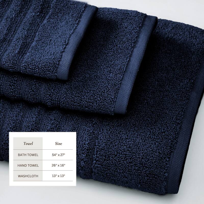 Linery & Co. Combed Cotton Bath Towel Set