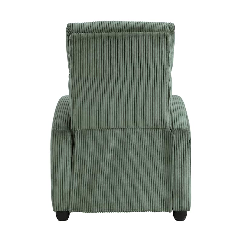 Covelo Corduroy Push Back Reclining Chair
