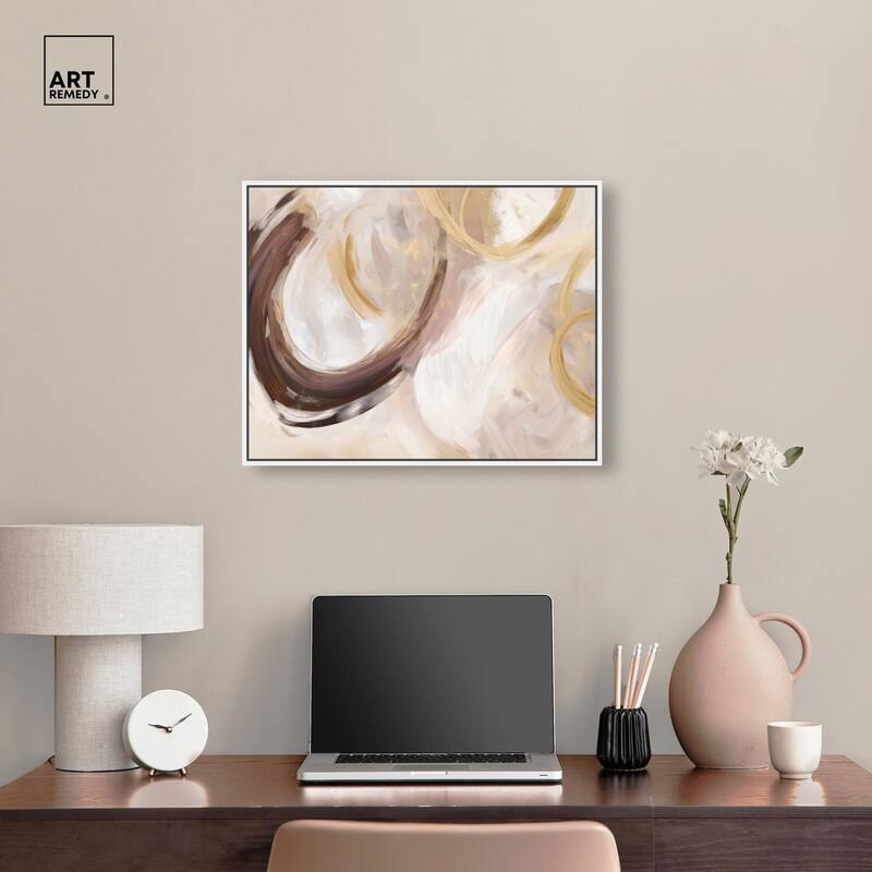Dreamy Swirls I Canvas by Art Remedy