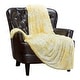 preview thumbnail 90 of 111, Chanasya Faux Fur Wolf Throw Blanket With Reversible Sherpa