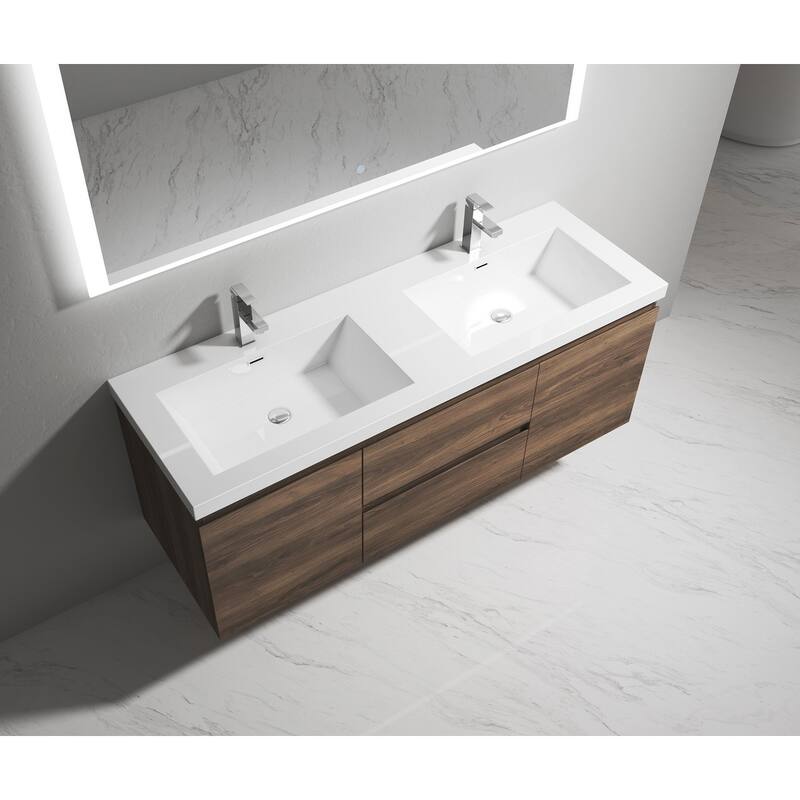 Alma 72 inch integrated sink / Double sink