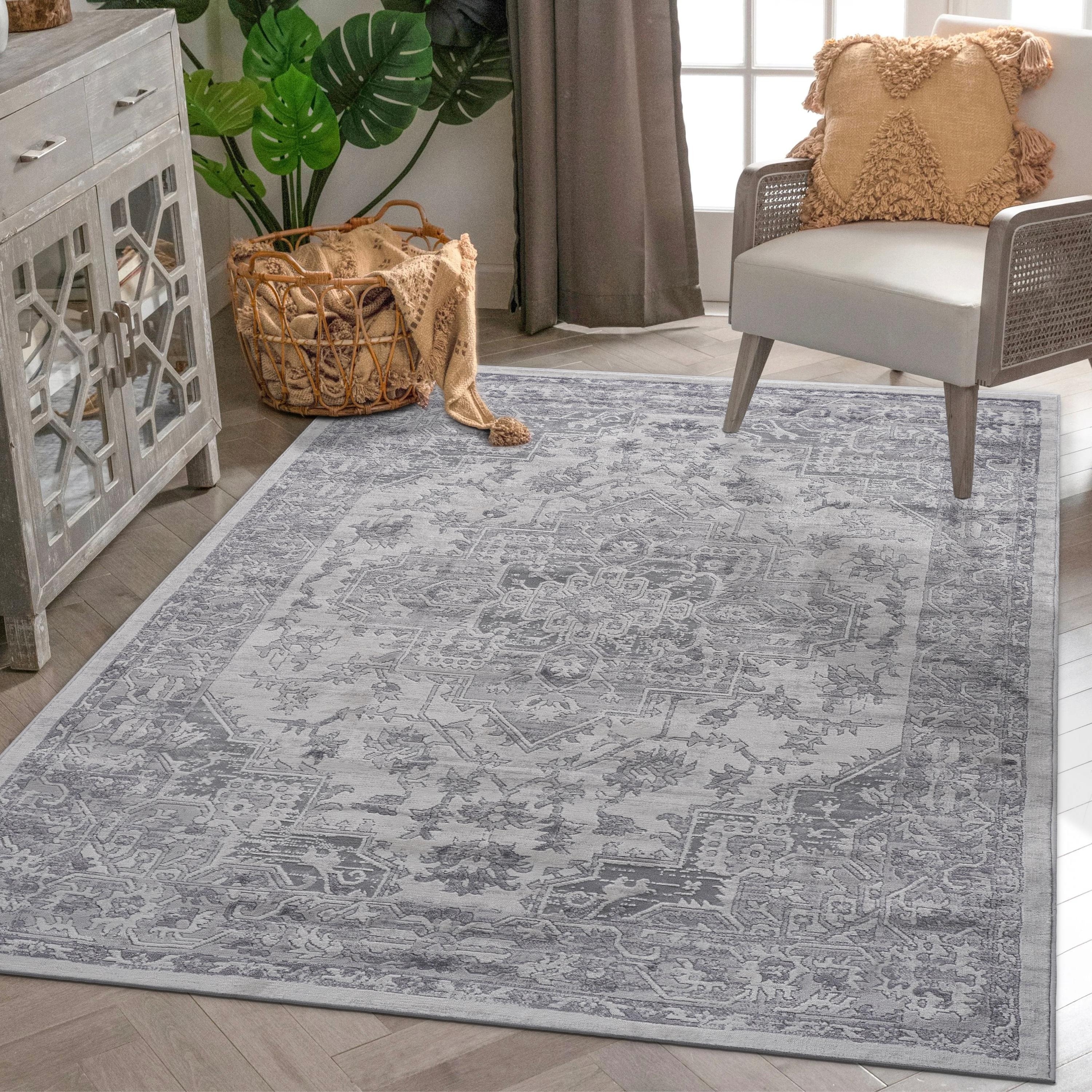 Abstract Area Rug - 5' x 7'
