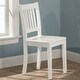 preview thumbnail 3 of 1, NE Kids School House Collection White Chair - 18.5" x 17" x 36"