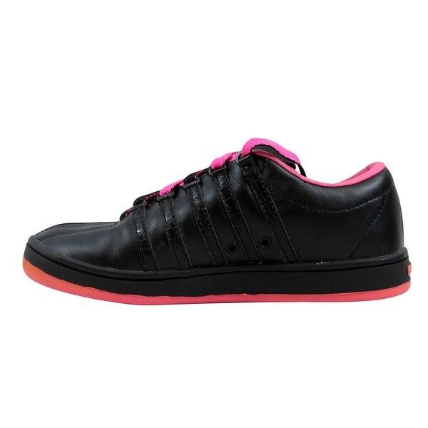 black and pink k swiss