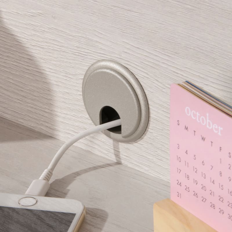 Engineered Wood Vintage Full/Queen Bookcase Headboard with Spacious Storage Cubby