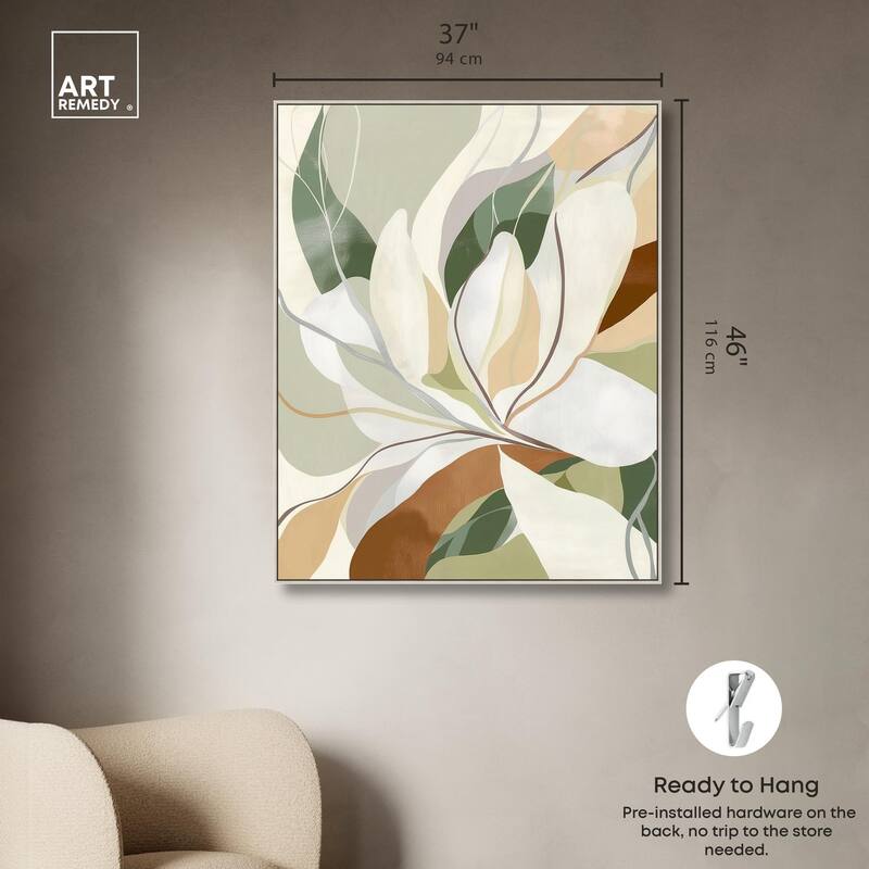 Leaf Prints I Canvas by Art Remedy