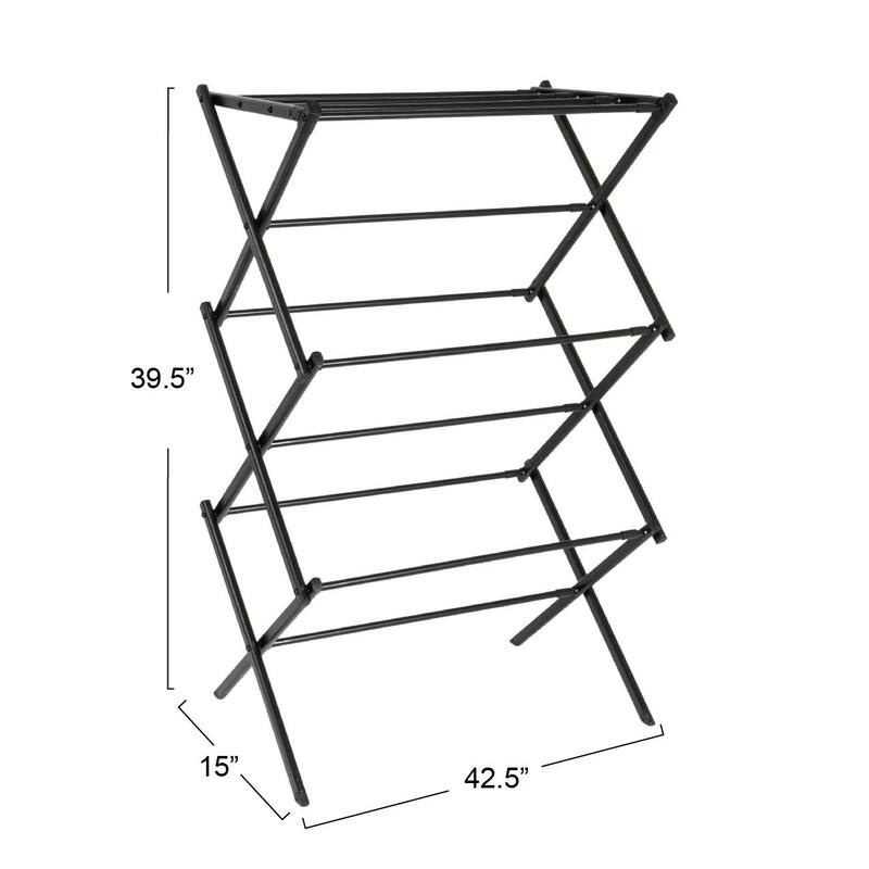 Household Essentials Expandable Standing Indoor Drying Rack - 42.5"L x 15.0"W x 39.4"H