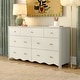 preview thumbnail 26 of 42, Sutton 7 Drawer Dresser Linen White