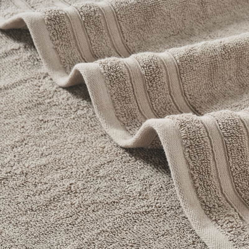 Modern Threads Damask Jacquard 6-piece Embellished Border Towel Set