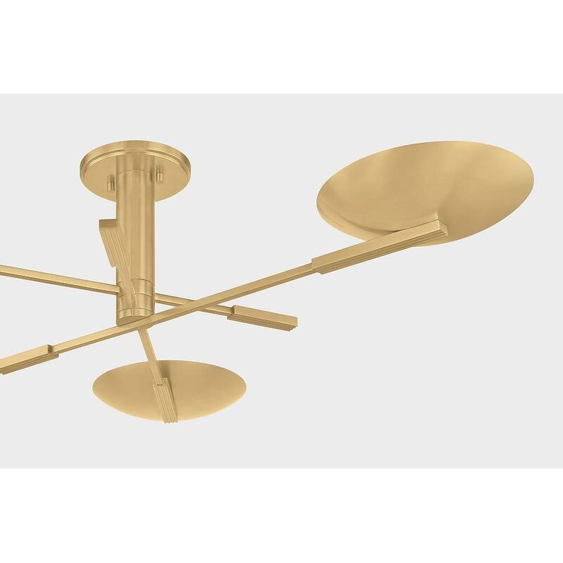 Hudson Valley Lighting 1503 Johnson 43" Wide LED Semi-Flush Ceiling