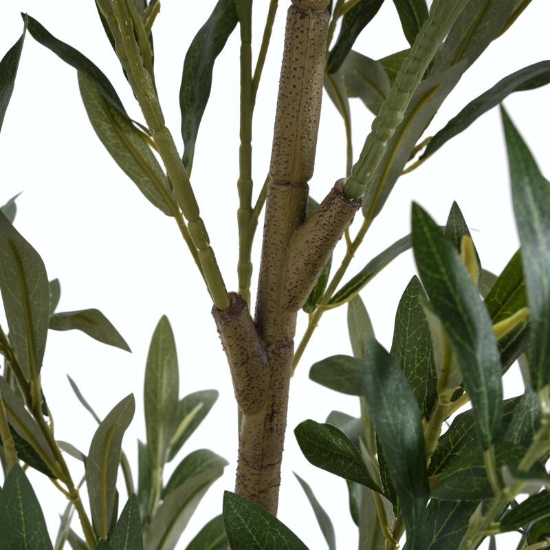 6' Artificial Olive Tree with Decorative Pot
