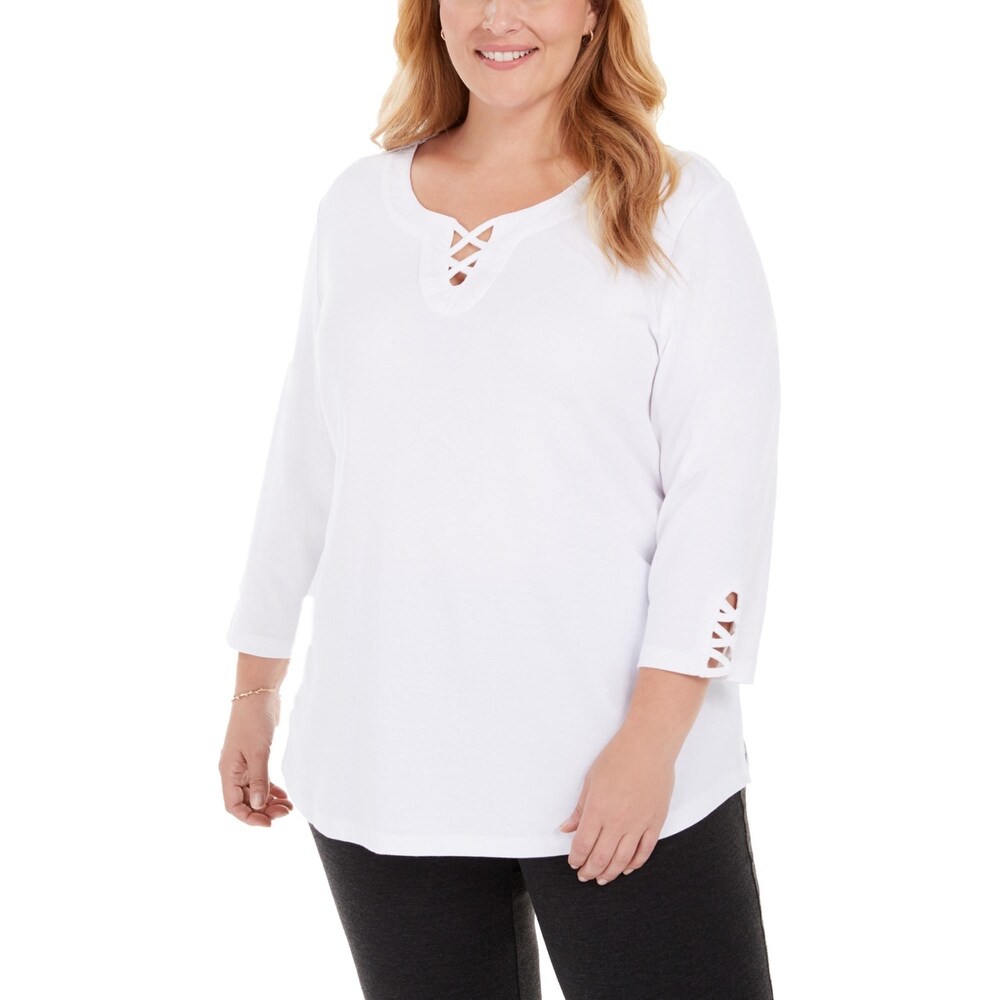 karen scott plus size tops