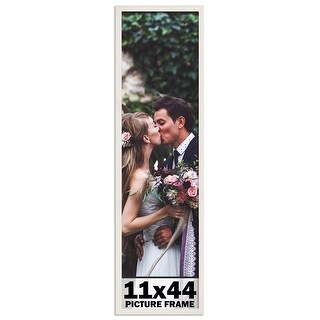 11x44 Frame White Wash Picture Frame Modern Photo Frame Includes UV ...