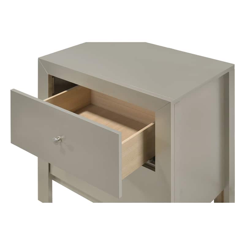 Burlington 2-drawer Wood Nightstand