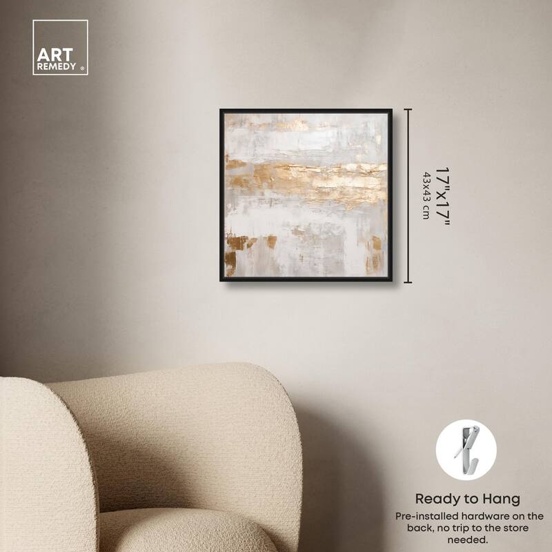 Melted Goldscape IV Canvas by Art Remedy