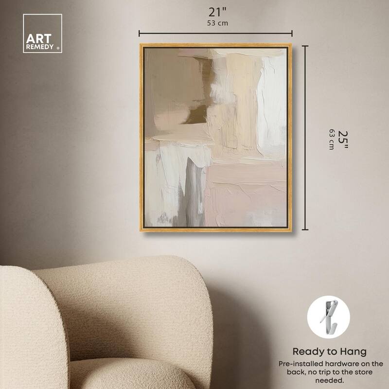 Subtle Earth Tones II Canvas by Art Remedy