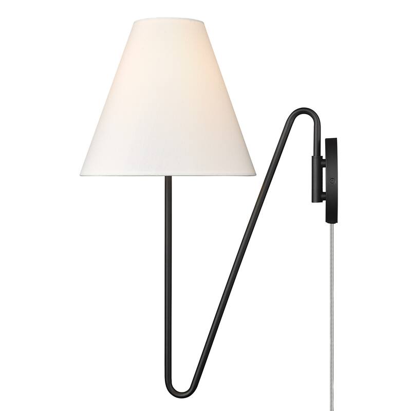 Golden Lighting 3690-A1W IL Kennedy 25" Tall Hardwired or Plug-In Wall