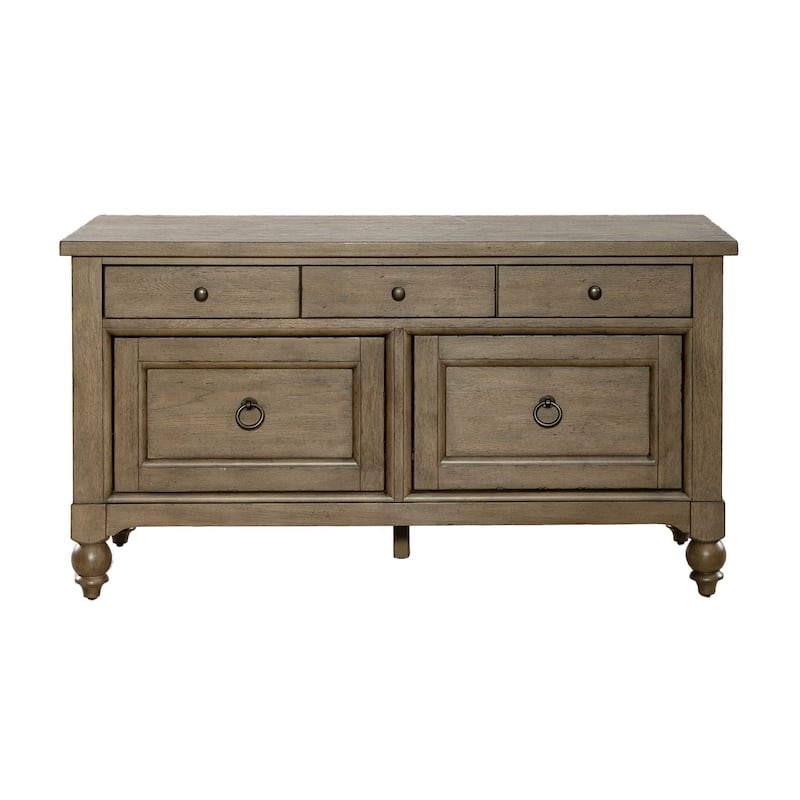 Americana Farmhouse Dusty Taupe Credenza