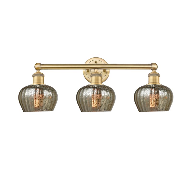 Innovations Lighting 616-3W-10-25 Fenton Vanity Fenton 3 Light 25" - Brushed Brass / Mercury