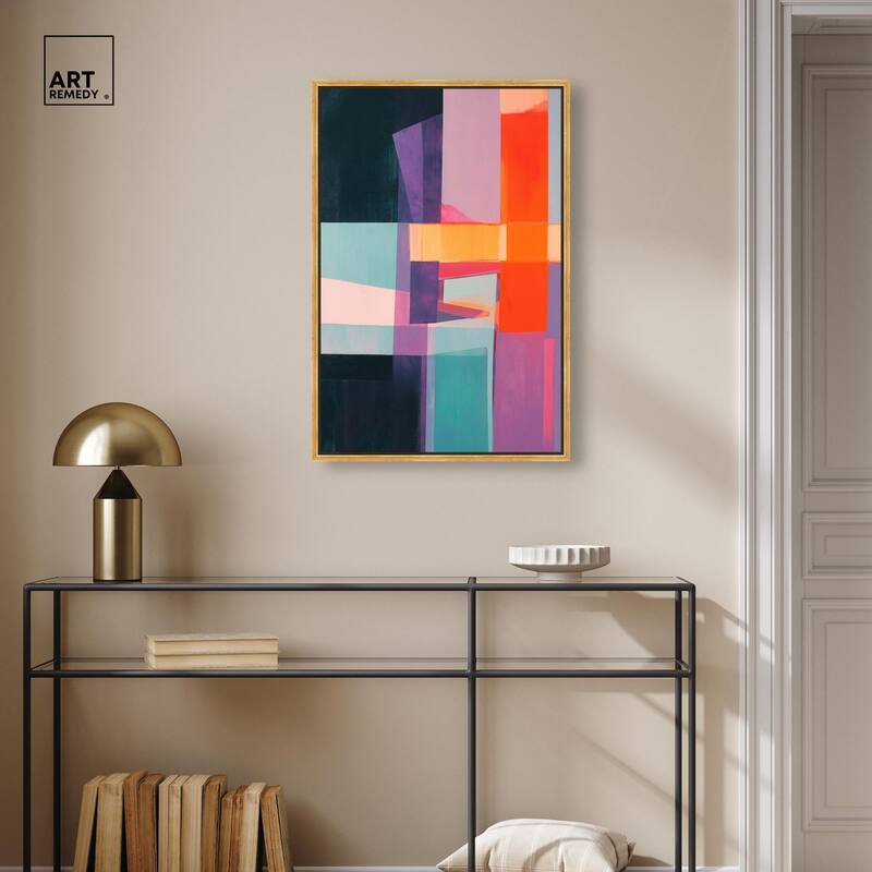 Color Blocks II Canvas by Art Remedy