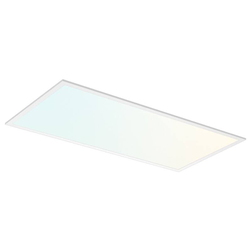 LUXRITE 2x4 FT. Slim Surface Mount Panel Light 5CCT Dimmable 5000/6000/7500 Lumens 40/50/62W Edge Lit ETL Listed - 5CCT (2700K/3000K/3500K/4000K/5000K)