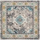 preview thumbnail 156 of 164, SAFAVIEH Monaco Lillie Boho Medallion Distressed Area Rug 11' Square - Grey/Light Blue