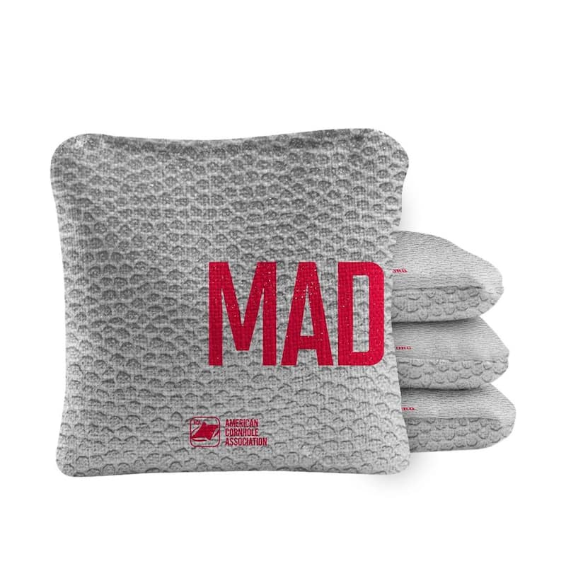 Madison Gray Dual Sided Cornhole Bags