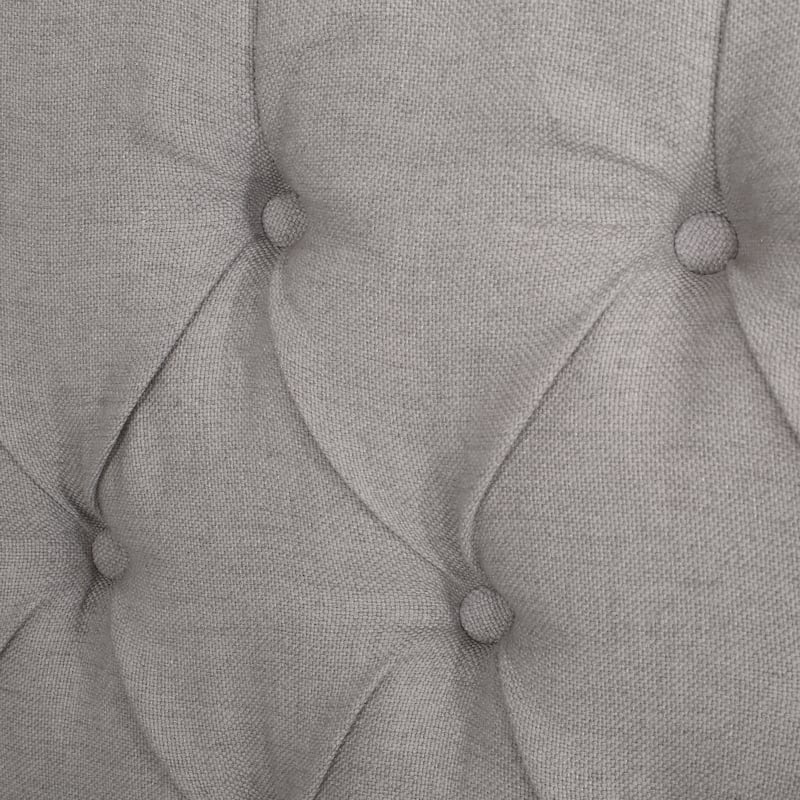 Modern Upholstered Bed with Button-tufted Headboard
