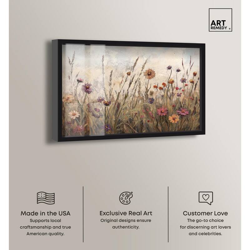 Vintage Blooms II Shadowbox by Art Remedy