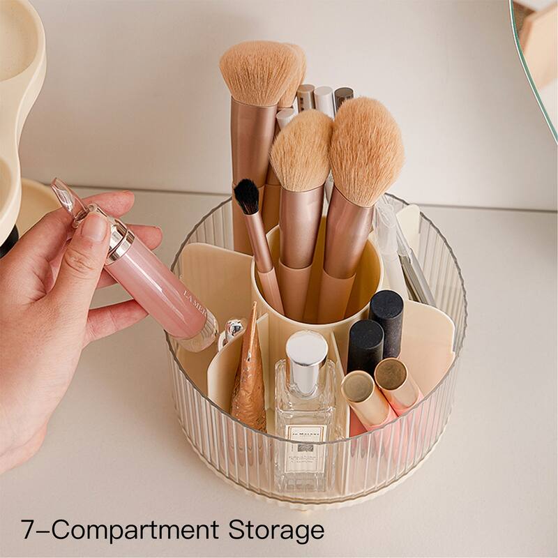 Rotating Makeup Organizer, Cosmetic Storage Display Case