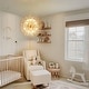 preview thumbnail 41 of 89, 8/9/16-Light Modern Glam Linear Sputnik Globe Pendant Island Light Firework Starburst Crystal Chandelier with Crystal Beads