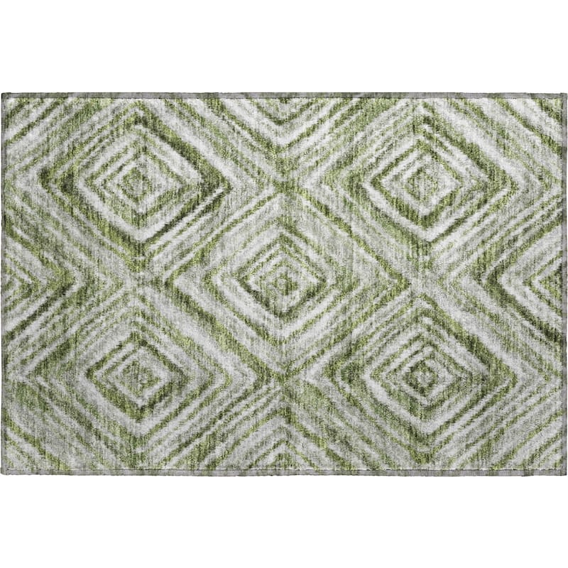 Premium Washable Super Soft Modern Diamond Mayfield Rug