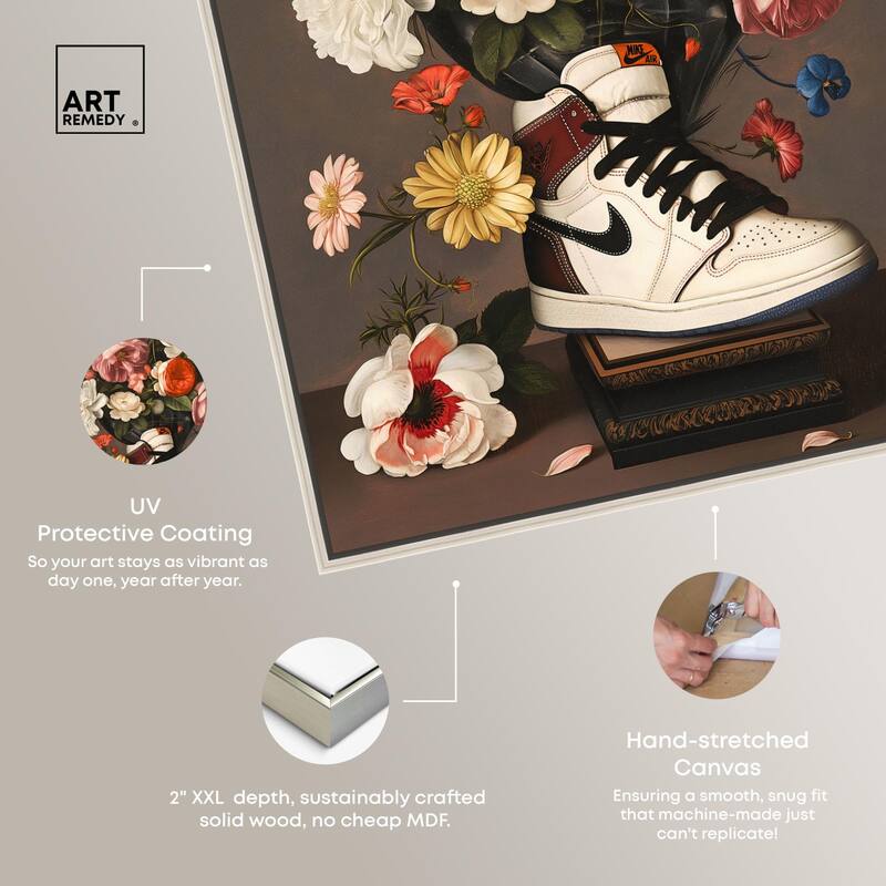 Sneaker Bouquet I Canvas by Art Remedy