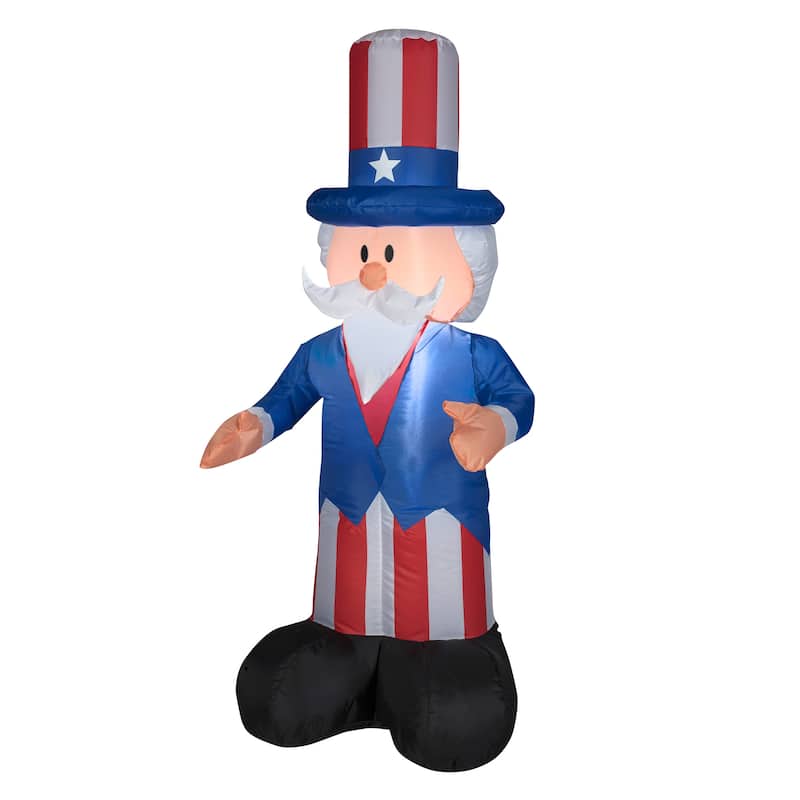 4 ft. Inflatable Uncle Sam by National Tree Company - 48 in